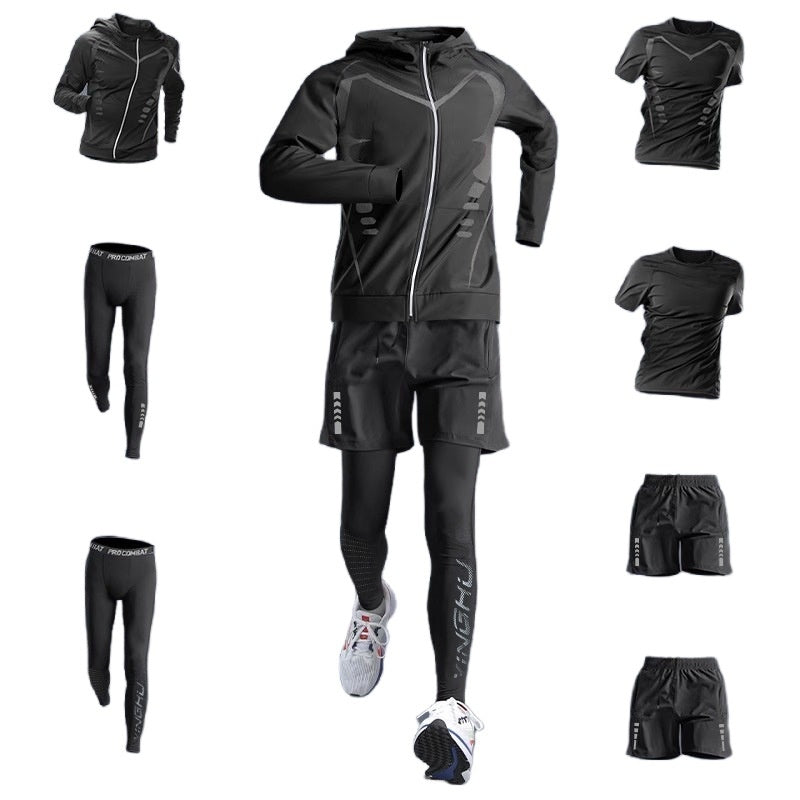 Running Gym Clothes Outdoor Quick-dry Clothes Tight Long Sleeve T-shirt Training Wear Aura Heaven