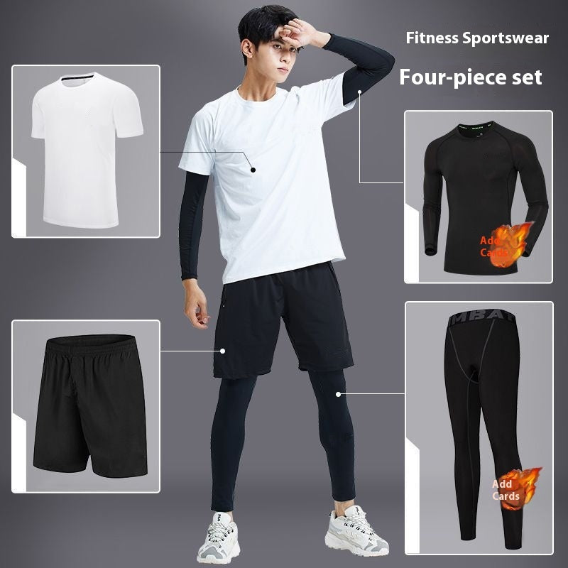 Sports Suit Gym Tights Quick-drying Morning And Night Running Workout Clothes Aura Heaven