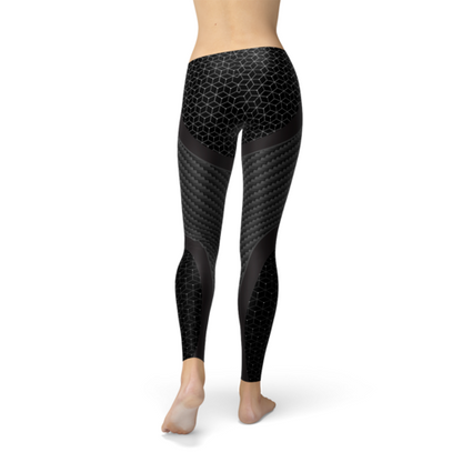 Women's Carbon Fiber Sports Leggings Aura Heaven