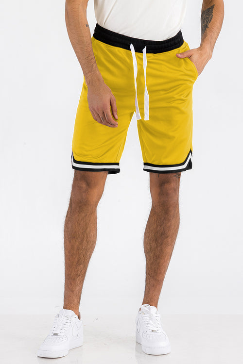 Men's Striped Basketball Active Jordan Shorts