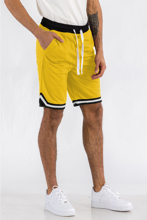 Men's Striped Basketball Active Jordan Shorts