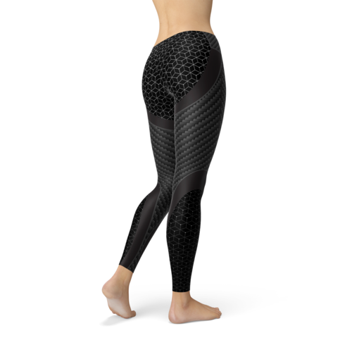 Women's Carbon Fiber Sports Leggings Aura Heaven