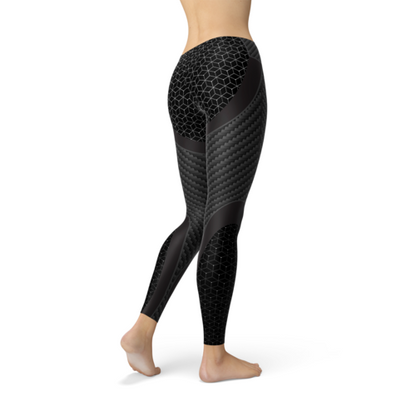 Women's Carbon Fiber Sports Leggings Aura Heaven