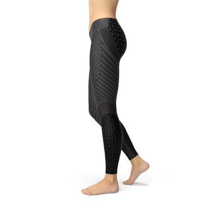 Women's Carbon Fiber Sports Leggings Aura Heaven
