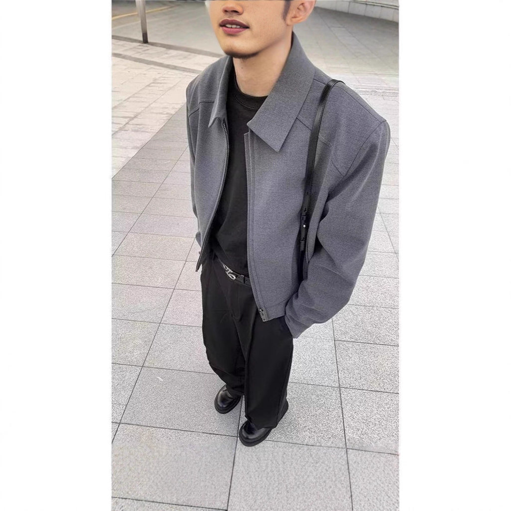 Casual Short Zip Up Jacket