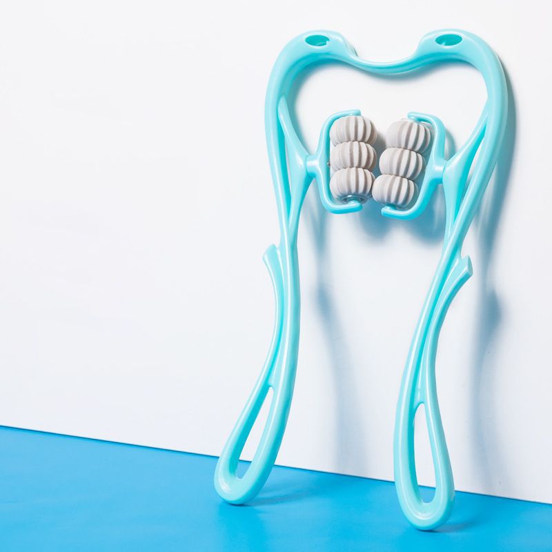 Multifunctional Manual Six-wheel Neck Massager Massage Relieve Roller Massage Tool AliExpress