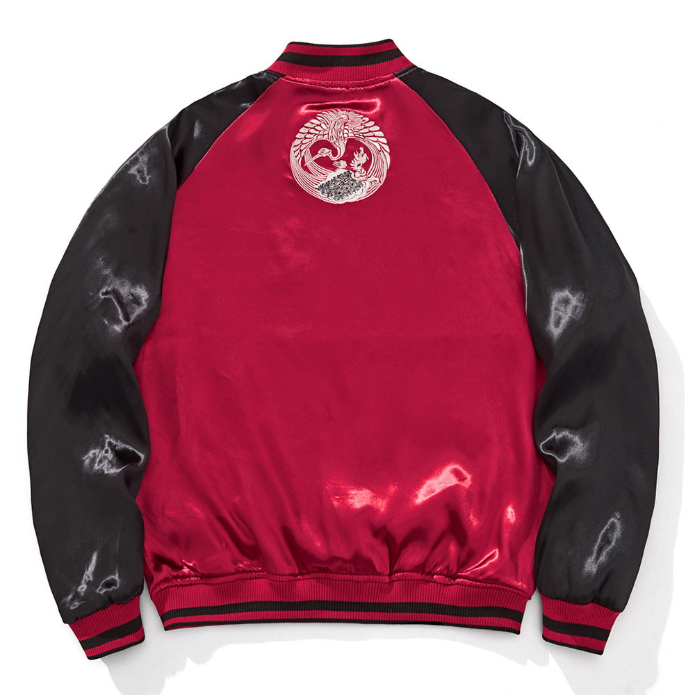 Loose Fit Polyester Embroidered Chinese Style Jacket