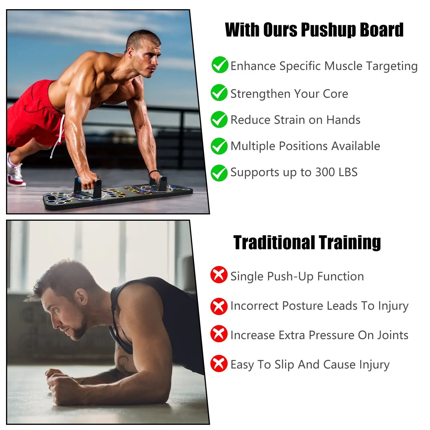 Multifunctional Push Up Board Home Strength Training Equipment With 15 Fitness Accessories Pilates Bar Resistance Band Roller Wheel Full Body Workout Home Gym Equipment Aura Heaven