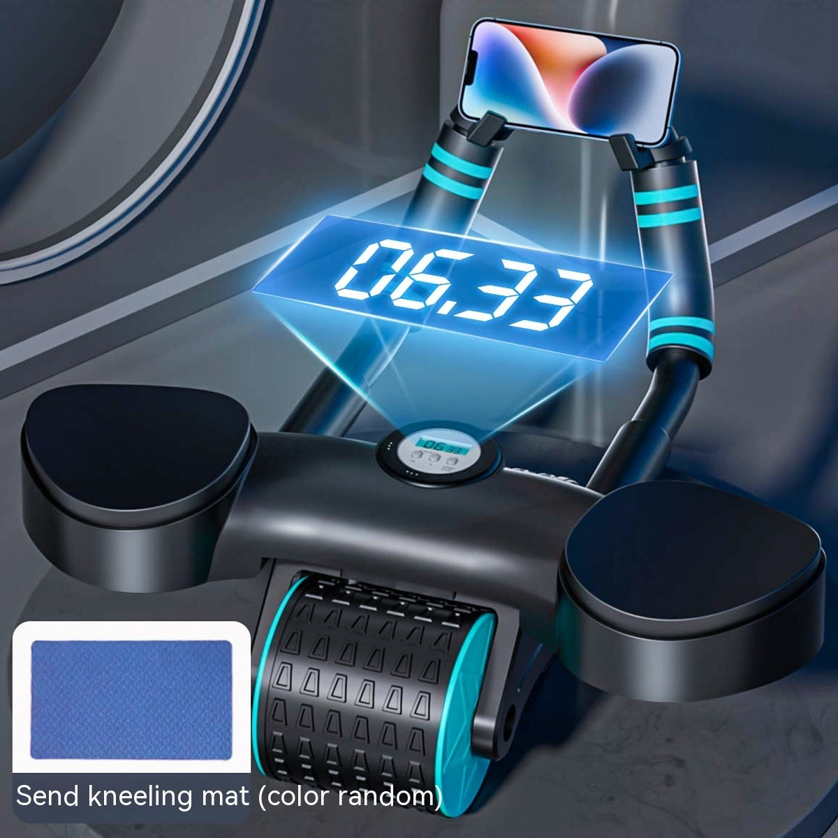 Abdominal Wheel Automatic Rebound Fitness Equipment Health Household Aura Heaven