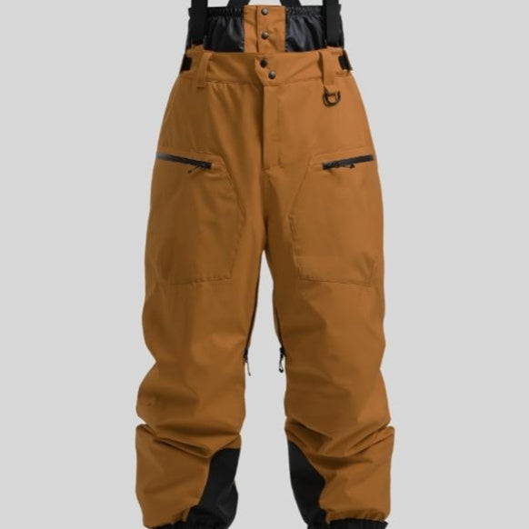 Strap Thickened Waterproof Ski Pants Men