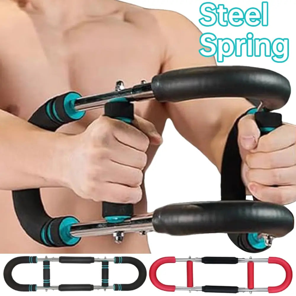 Multi-functional U-shaped Arm Strengthener Chest Trainer Adjustable Forearm Strength Exerciser Home Gym Equipment Bodybuilding Aura Heaven