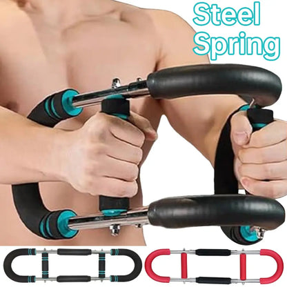 Multi-functional U-shaped Arm Strengthener Chest Trainer Adjustable Forearm Strength Exerciser Home Gym Equipment Bodybuilding Aura Heaven