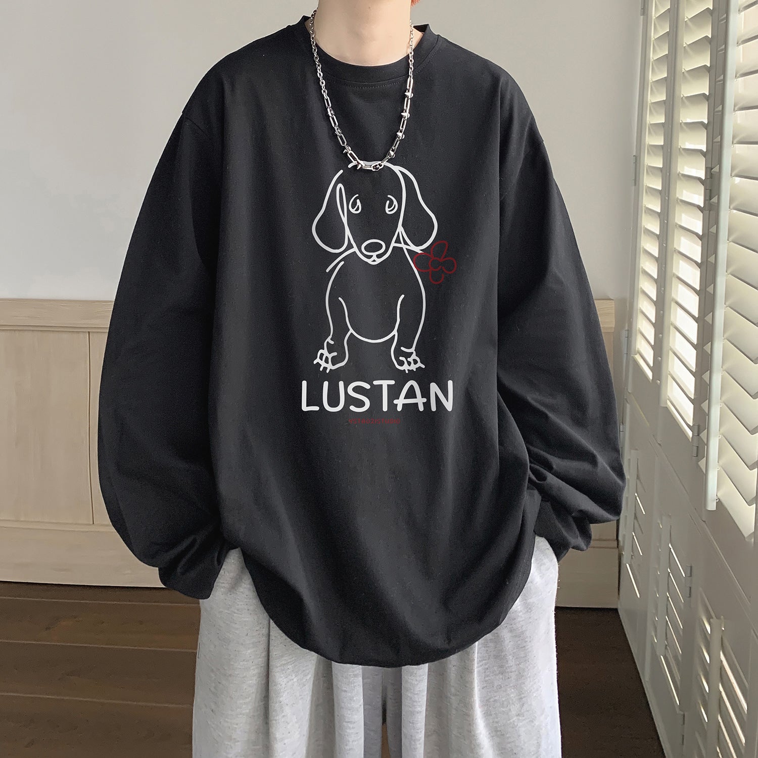 Printed Long Sleeve T-shirt