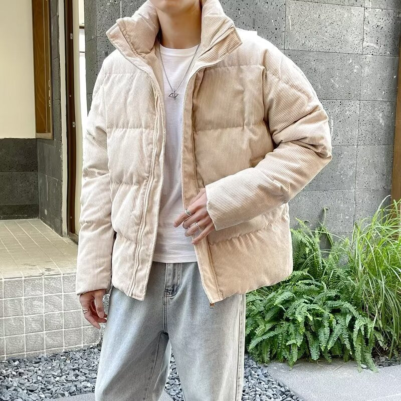 Stylish Warm Cotton-padded Jacket For Sports And Casual Wear Trendy