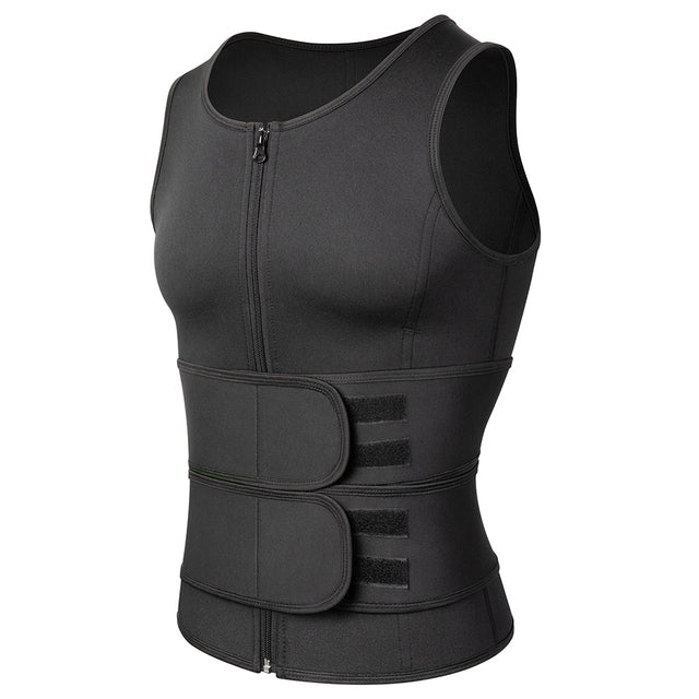 Men's Sauna Sweat Vest – side view | Aura Heaven