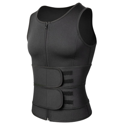 Men's Sauna Sweat Vest – side view | Aura Heaven