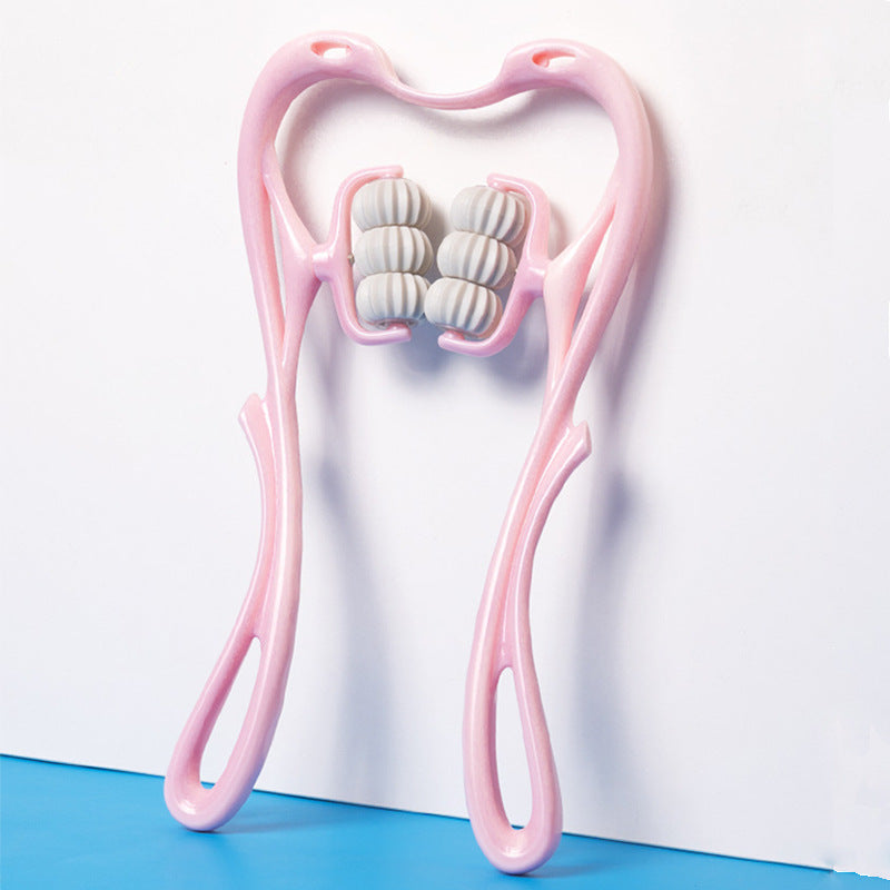 Multifunctional Manual Six-wheel Neck Massager Massage Relieve Roller Massage Tool AliExpress