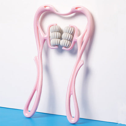 Multifunctional Manual Six-wheel Neck Massager Massage Relieve Roller Massage Tool AliExpress