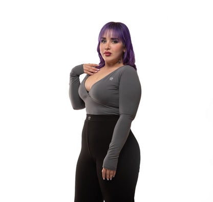 Lifestyle — Women's Long Sleeve Zipper Yoga Top