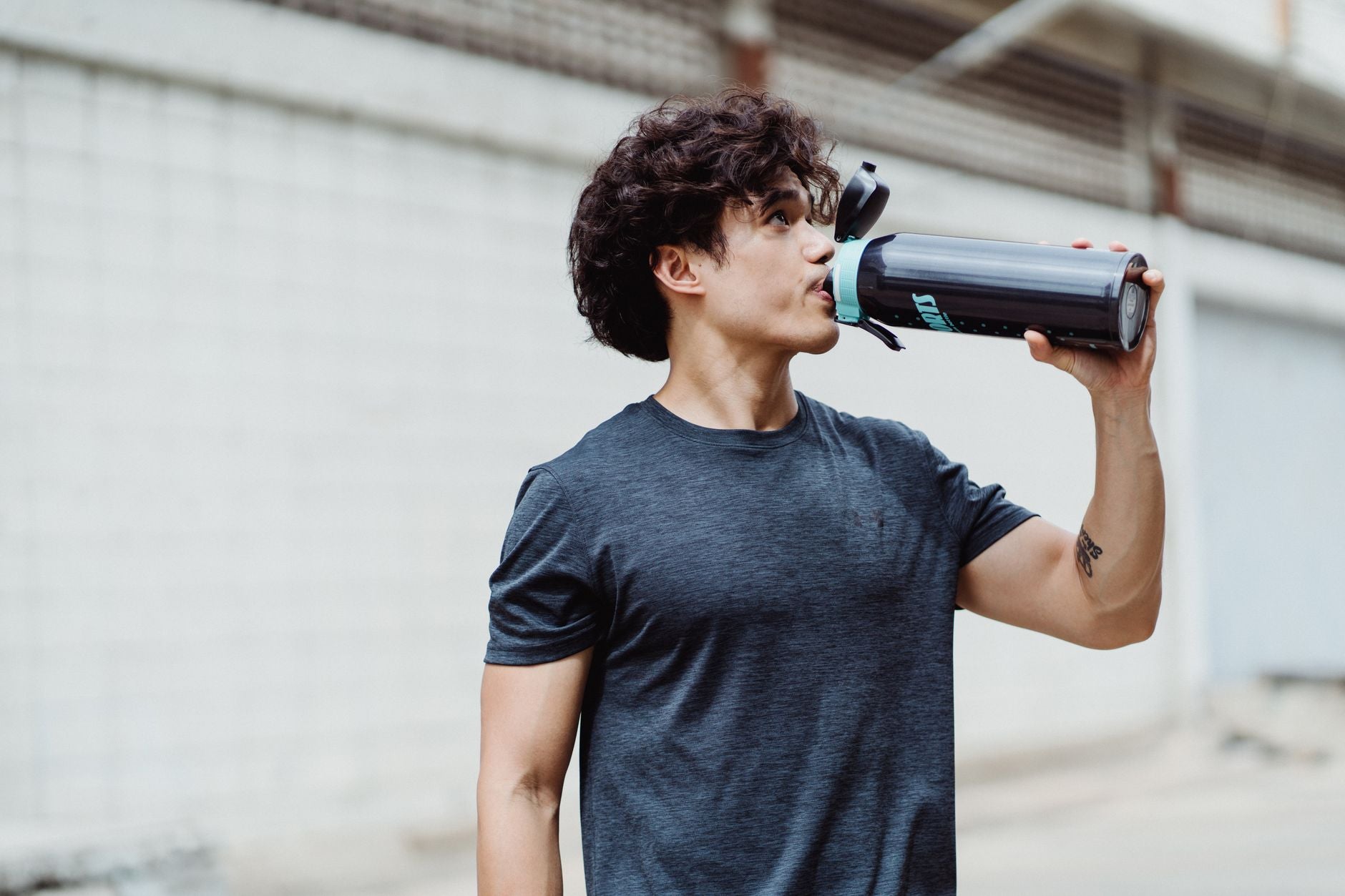 Lifestyle — 40oz Insulated Tumbler With Handle & Straw