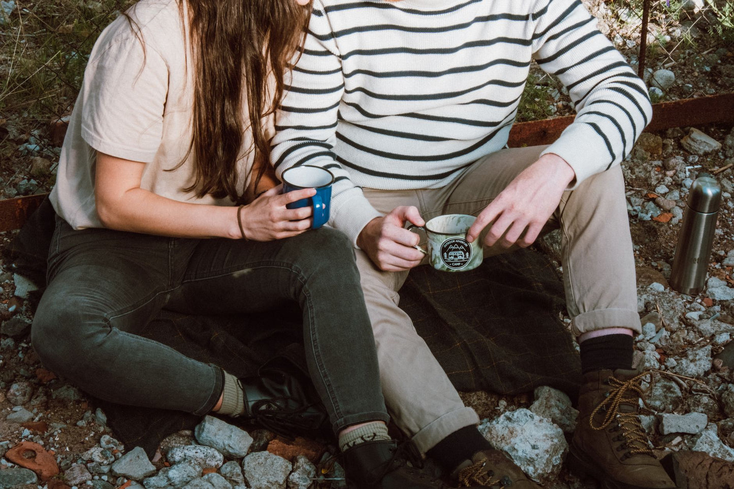 Lifestyle — Stainless Steel Coffee Cup With Handle
