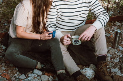 Lifestyle — Stainless Steel Coffee Cup With Handle
